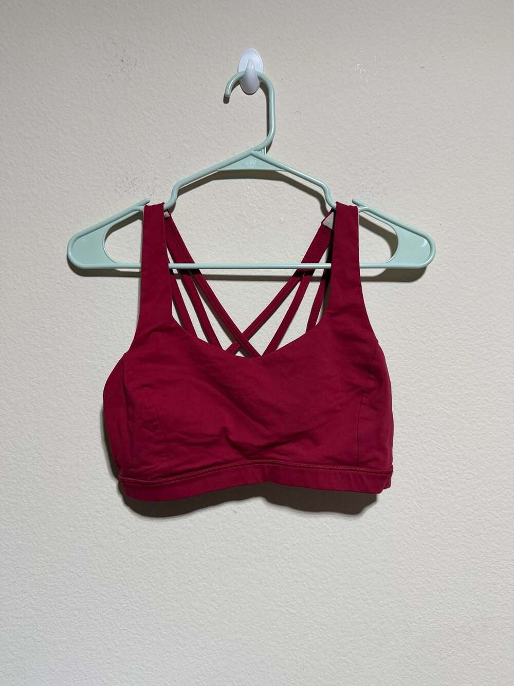 Lululemon Free to Be Serene Bra Size 8 Red